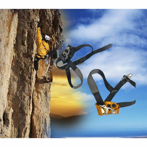 Outdoor Mountaineering Rock Climbing Foot Rope Ascenders
